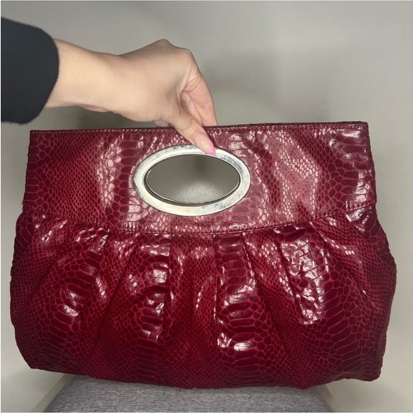 Sold Express Red Clutch EUC - Picture 2 of 5